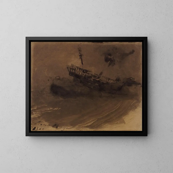 Broken but undefeated - Victor Hugo — framed artwork on a wall