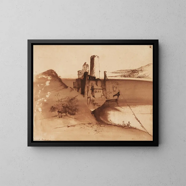 Mist of Furteneck - Victor Hugo — framed artwork on a wall