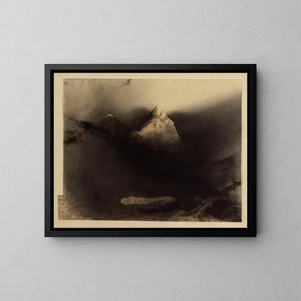The Myth - Victor Hugo — framed artwork on a wall