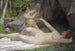 Nymphe des bois en een jonge Bacchus - Victor Schivert — weergave van het kunstwerk