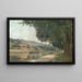 Bords de l'Oise dans le Vexin - Victor Vignon — ingelijst kunstwerk aan de muur