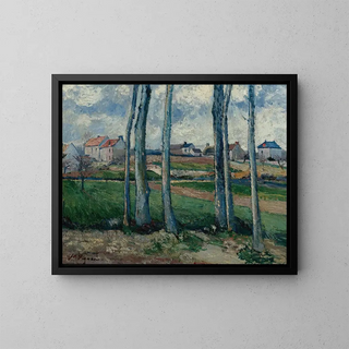 Victor Vignon - Village  Travers Les Arbres.webp