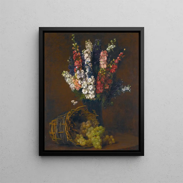 Victoria FantinLatour - Pieds dalouette et raisins blancs.webp