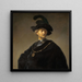 Oudeman met een gouden ketting - Rembrandt van Rijn — ingelijst kunstwerk aan de muur