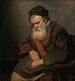 Oudeman slapend - Abraham Van Dijck — weergave van het kunstwerk