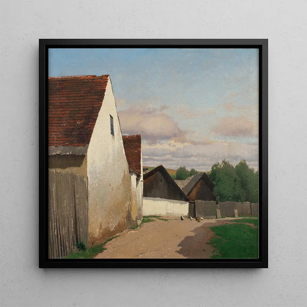 Vieilles maisons à Gaudenzdorf - Ferdinand Brunner