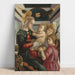 Reproductie van het schilderij Maagd met Kind en engelen - Sandro Botticelli