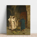 Reproductie van het schilderij Oud Jood met drie Arabieren - Jean-Léon Gérôme