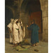 Reproductie van het schilderij Oud Jood met drie Arabieren - Jean-Léon Gérôme