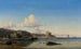 Randkløven à Gudhjem sur la côte est de Bornholm - Viggo Fauerholdt — weergave van het kunstwerk