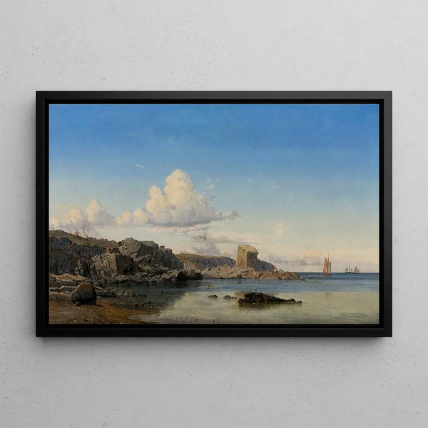 Viggo Fauerholdt - Randcleven at Gudhjem on the eastcoast of Bornholm.webp