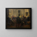 Onder de kunstenaars - Viggo Johansen — ingelijst kunstwerk aan de muur