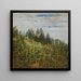 Summer Vineyard at Pillnitz - Carl Gustav Carus — framed artwork on a wall