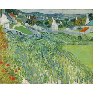 Vignobles d'Auvers - Vincent van Gogh | Reproduction Tableau Décoration murale affiche copie