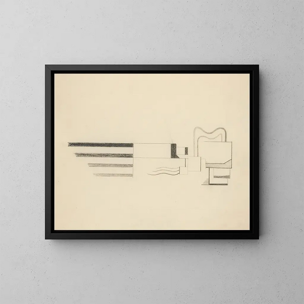 Original Drawings 06 - Viking Eggeling — framed artwork on a wall