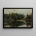 Vijver - Viktor Baturin — ingelijst kunstwerk aan de muur