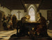Péter Zrínyi en Kristóf Frangepán in de gevangenis in Wiener Neustadt - Viktor Madarász — weergave van het kunstwerk