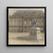 Place Amalienborg in Kopenhagen - Vilhelm Hammershøi — ingelijst kunstwerk aan de muur