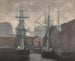 Quai de commerce du Groenland, Christianshavn, Kopenhagen - Vilhelm Hammershøi — weergave van het kunstwerk