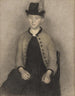 Ida Ilsted, de vrouw van de kunstenaar - Vilhelm Hammershøi — weergave van het kunstwerk