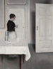 Ida lezende een brief - Vilhelm Hammershøi — weergave van het kunstwerk
