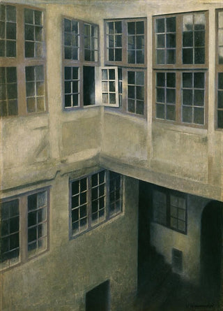 Vilhelm Hammershi - Interior of Courtyard Strandgade 30.webp