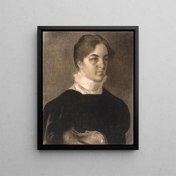Vilhelm Hammershi - Portrait of Karen Bramsen.webp
