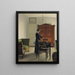 Kamer - Vilhelm Hammershøi — ingelijst kunstwerk aan de muur