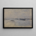 De haven van Kopenhagen gezien vanaf Kvsthusgade - Vilhelm Hammershøi — ingelijst kunstwerk aan de muur