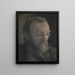 L'historicus van de kunst Karl Madsen, later directeur van het Statens Museum for Kunst - Vilhelm Hammershøi — ingelijst kunstwerk aan de muur