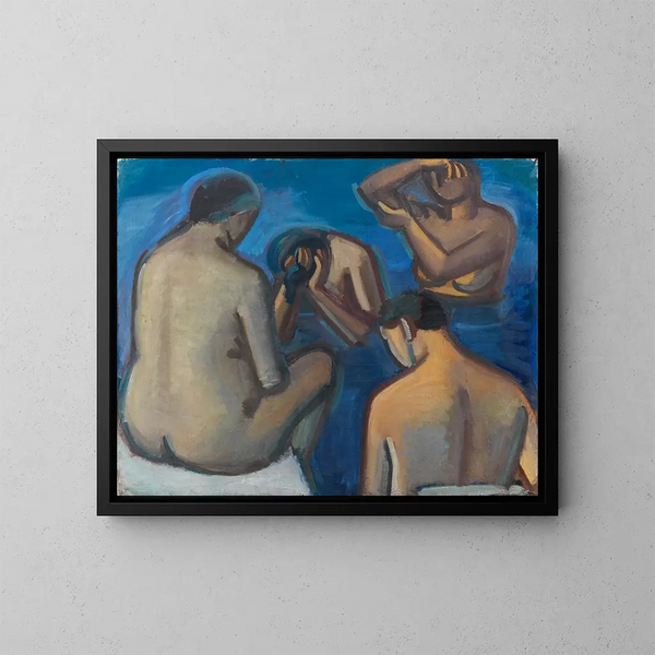 After the bath - Vilhelm Lundstrøm — framed artwork on a wall