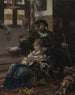 Christian II en Dyveke - Vilhelm Rosenstand — weergave van het kunstwerk