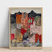 Reproductie van het schilderij Stad van de kerken - Paul Klee
