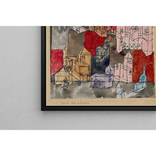 Ville des églises - Paul Klee | Reproduction Tableau Décoration murale affiche copie