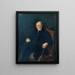 De dichter Eduard von Bauernfeld - Vilma Parlaghy-Brachfeld — ingelijst kunstwerk aan de muur