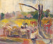 Het bloed van de nacht - Vilmos Aba-Novák — weergave van het kunstwerk