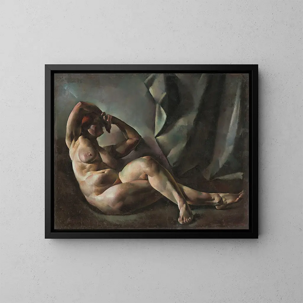 Acte de la journée - Vilmos Aba-Novák — framed artwork on a wall