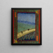 Pont onder de regen na Hiroshige - Vincent van Gogh — ingelijst kunstwerk aan de muur