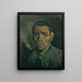 Hoofd van een man - Vincent van Gogh — ingelijst kunstwerk aan de muur