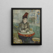 Van het café Agostina Segatori in Le tambourin - Vincent van Gogh — ingelijst kunstwerk aan de muur