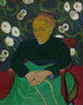 Madame Roulin wiegt de wieg De wiegster - Vincent van Gogh — weergave van het kunstwerk