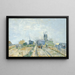 Moulins en moestuinieren in Montmartre - Vincent van Gogh — ingelijst kunstwerk aan de muur