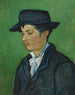Portret van Armand Roulin - Vincent van Gogh — weergave van het kunstwerk
