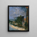 Refuge in Montmartre - Vincent van Gogh — ingelijst kunstwerk aan de muur