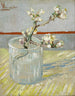 van een amandelbloesem in een glas - Vincent van Gogh — weergave van het kunstwerk