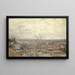 Uitzicht op Montmartre - Vincent van Gogh — ingelijst kunstwerk aan de muur