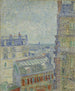 Uitzicht vanaf het appartement Theos - Vincent van Gogh — weergave van het kunstwerk