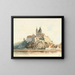 Abdij van Melk aan de Donau - Vincenz Hawlicek — ingelijst kunstwerk aan de muur