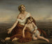 Hagar in de woestijn - Vincenzo Camuccini — weergave van het kunstwerk
