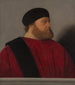 Portret van een Venetiaanse senator - Vincenzo Catena — weergave van het kunstwerk